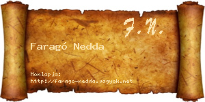 Faragó Nedda névjegykártya